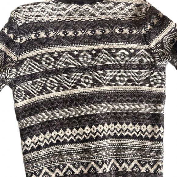 Juicy Couture Mohair Wool FAIR AISLE V NECK CARDIGAN Button Front Size M BROWN - Picture 4 of 6